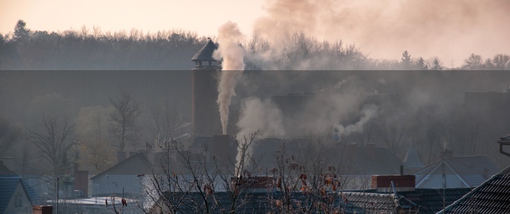 Banner ovzduší domy