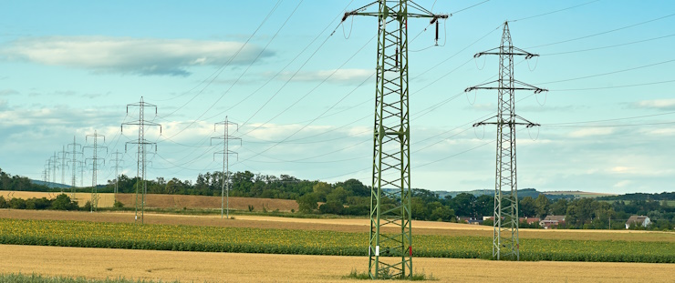 Banner vysoké napětí
