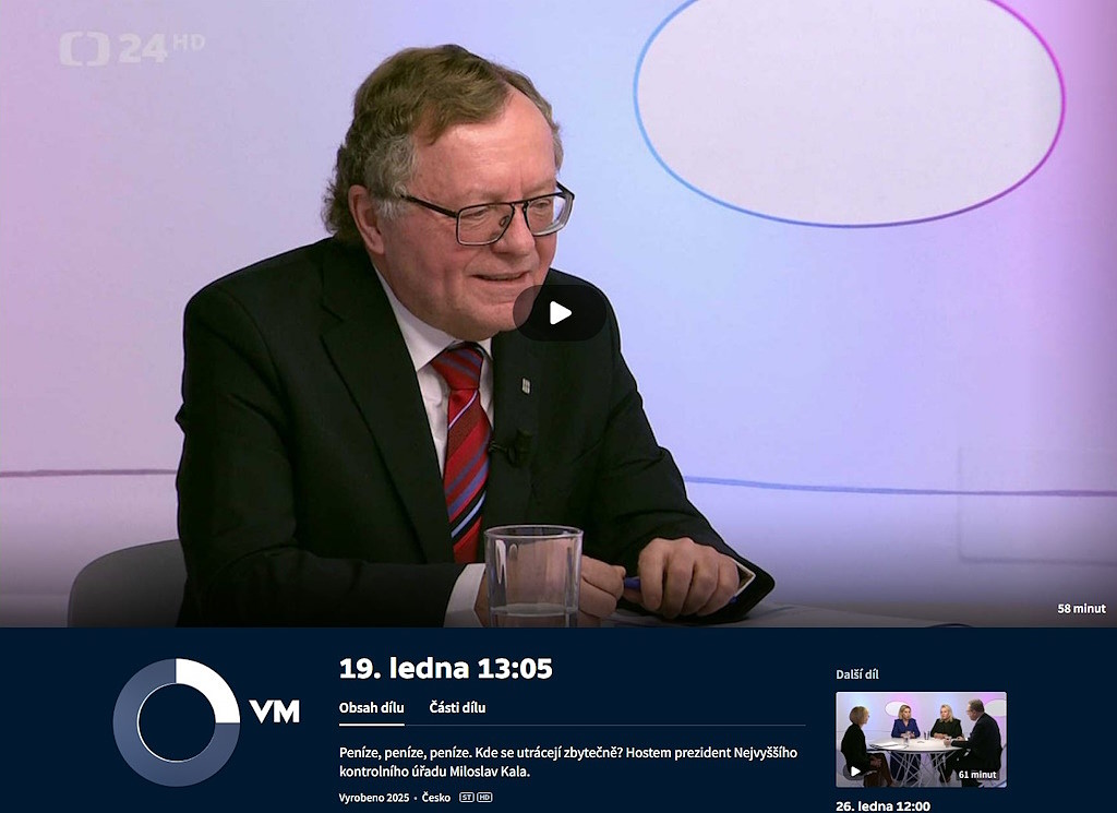 Vysílání ČT 19.1.2025