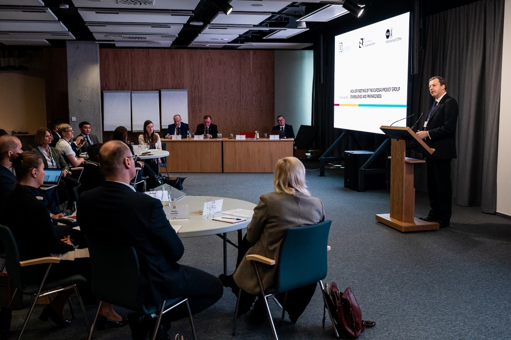 Gareth Davies během svého vystoupení